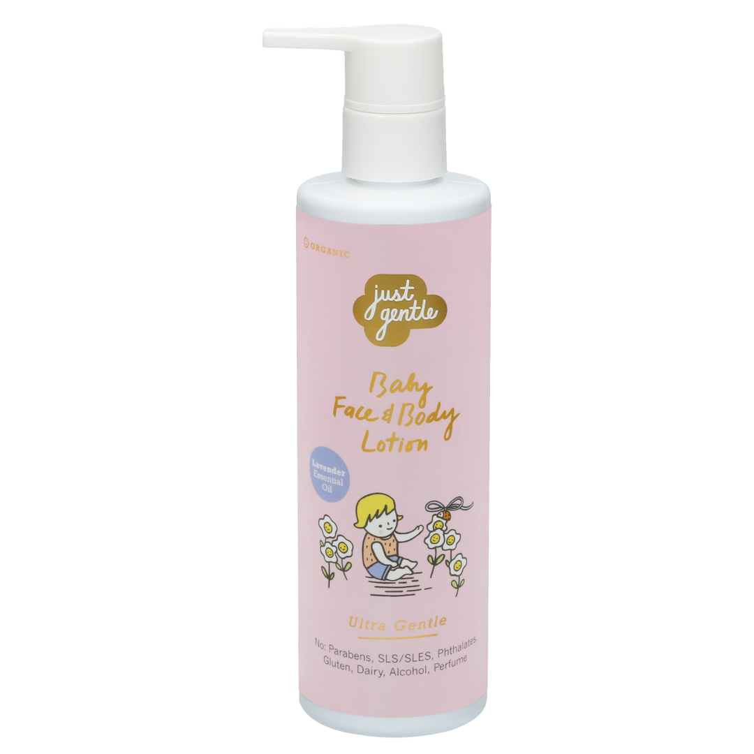 Just Gentle Baby Face &amp; Body Lotion Lavender Scent