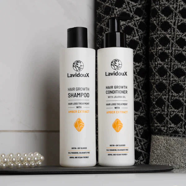 LavidouX Natural Growth Shampoo &amp; Conditioner Set