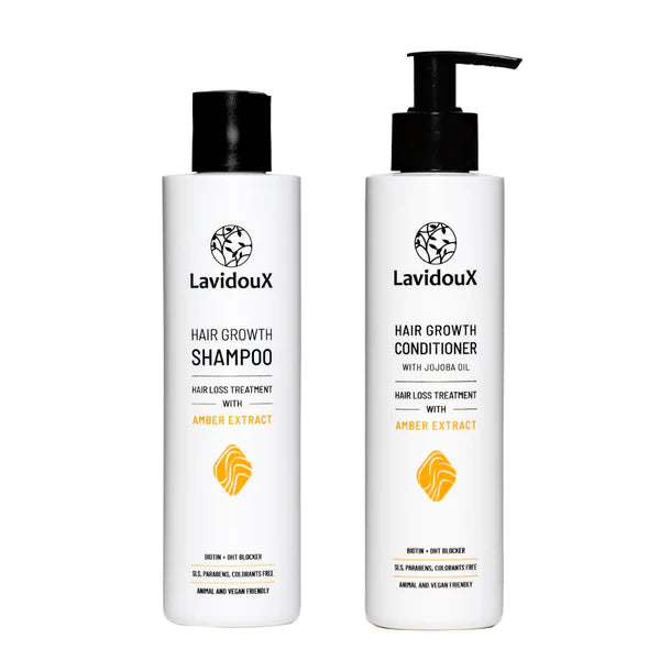 LavidouX Natural Growth Shampoo &amp; Conditioner Set