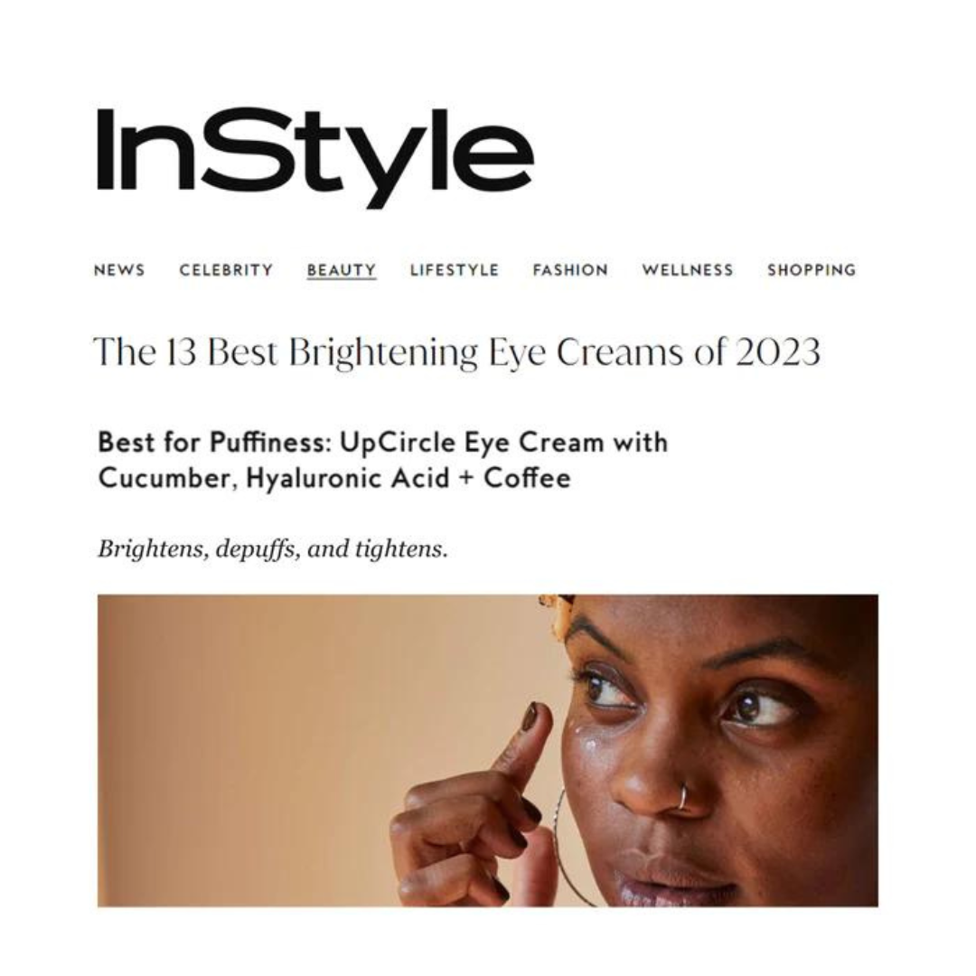 Upcircle Beauty Eye Cream with Hyaluronic Acid + Coffee