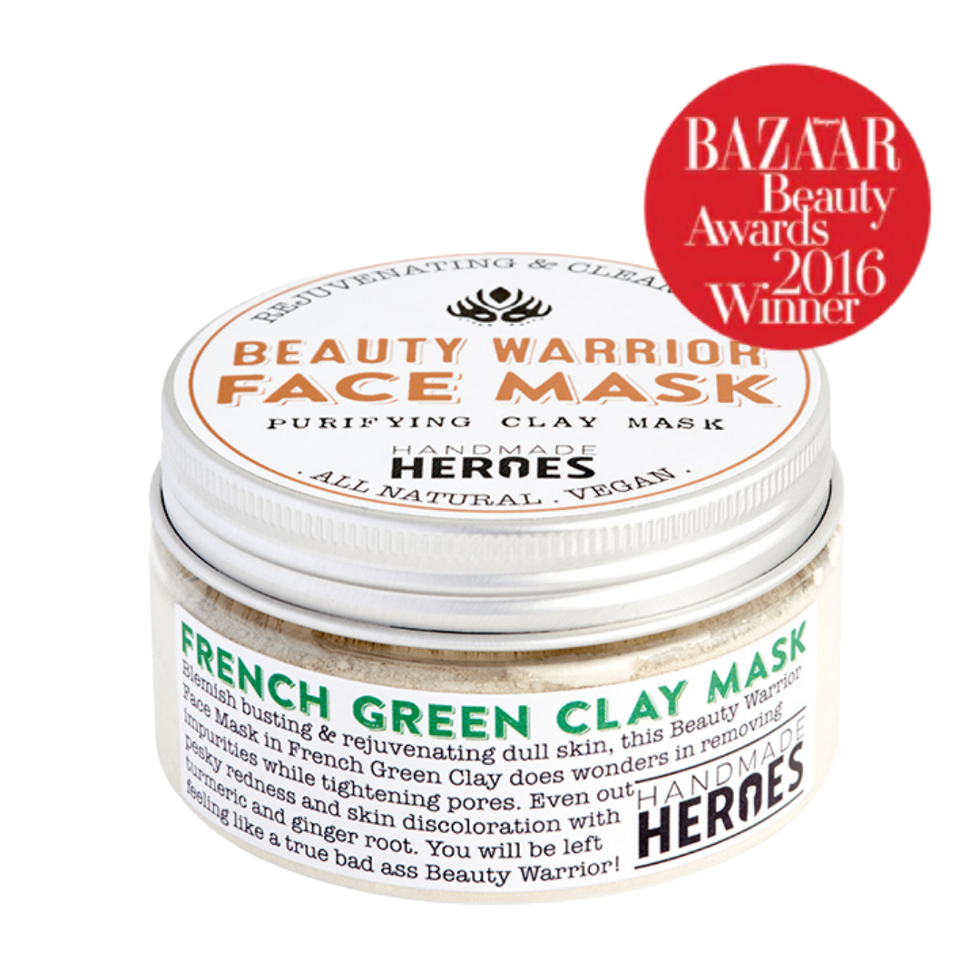 Handmade Heroes - Beauty Warrior Face Mask French Green Clay