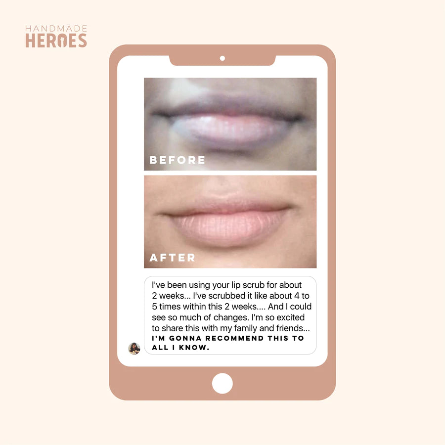 Handmade Heroes - Coco-Licious Luscious Lip Scrub Coconut Sorbet