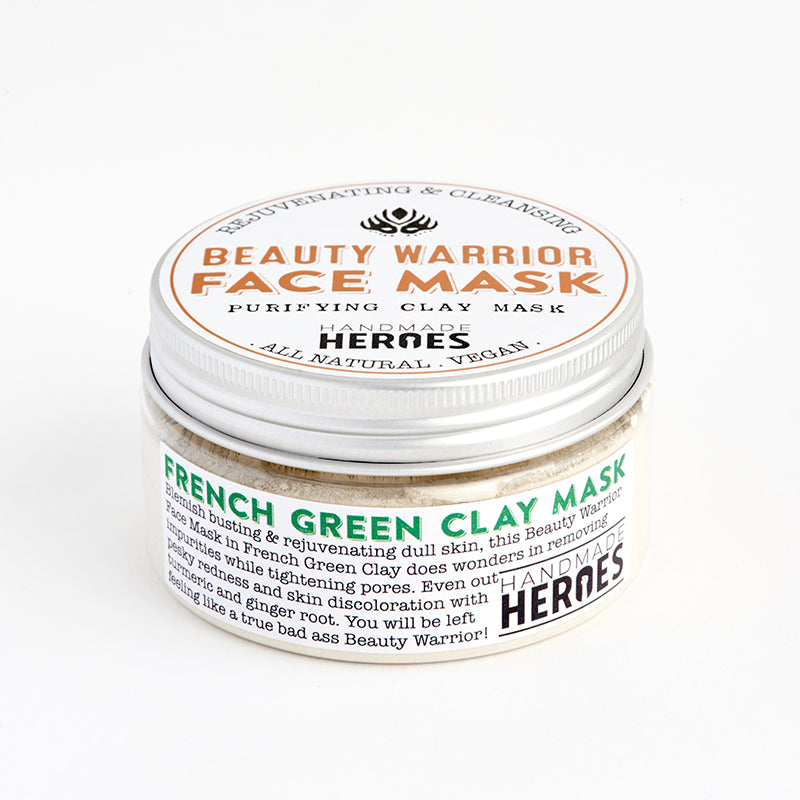 Handmade Heroes - Beauty Warrior Face Mask French Green Clay