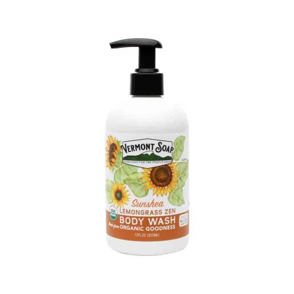 Vermont Organic Body Wash - Sunshea Lemongrass