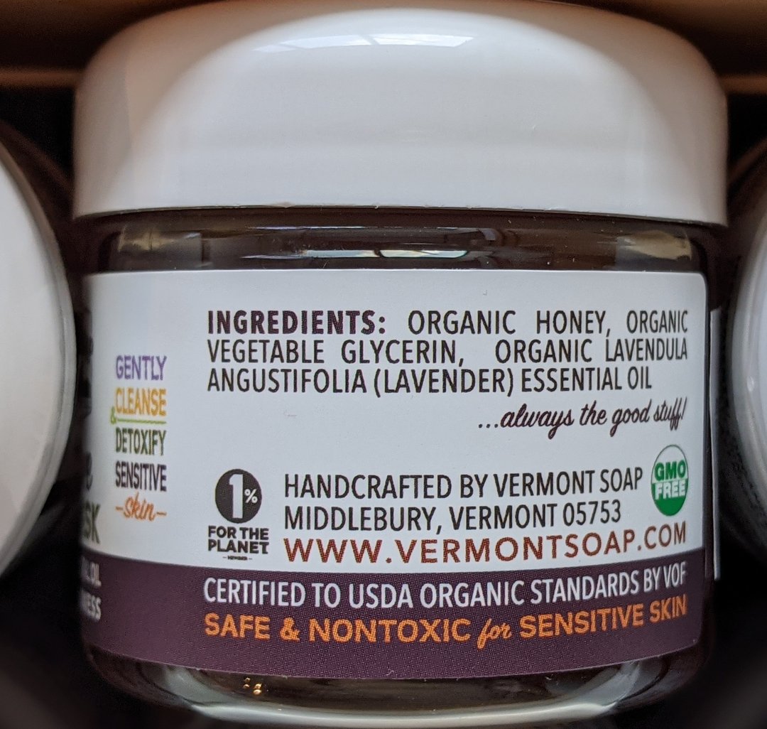 Vermont Soap - Honey Love Beauty Mask