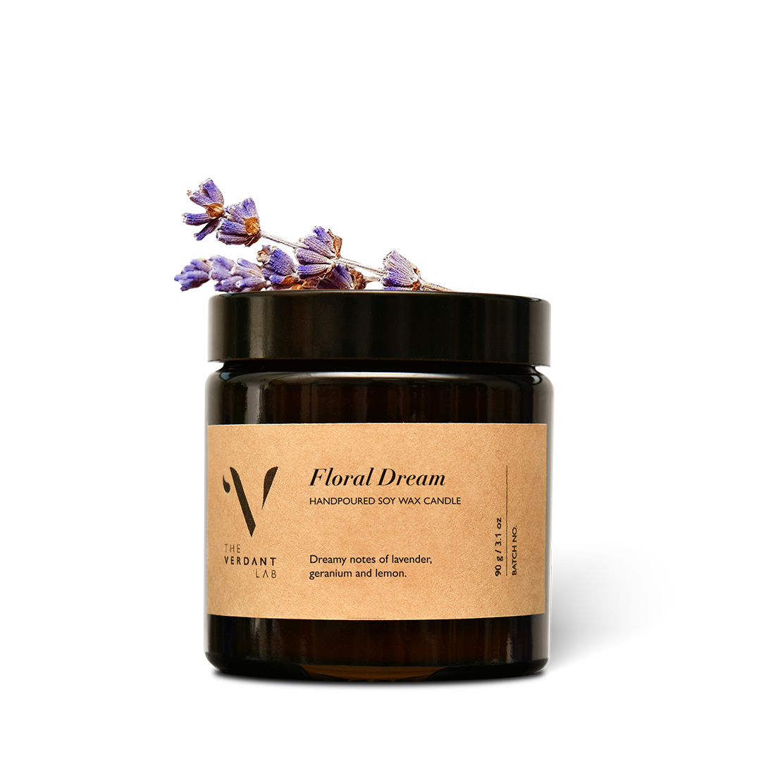 The Verdant Lab Floral Dream Soy Wax Candle