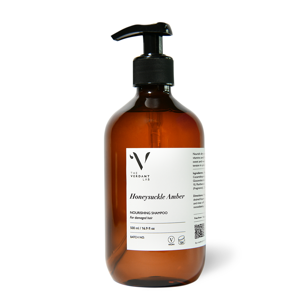 The Verdant Lab Honeysuckle Amber Nourishing Shampoo