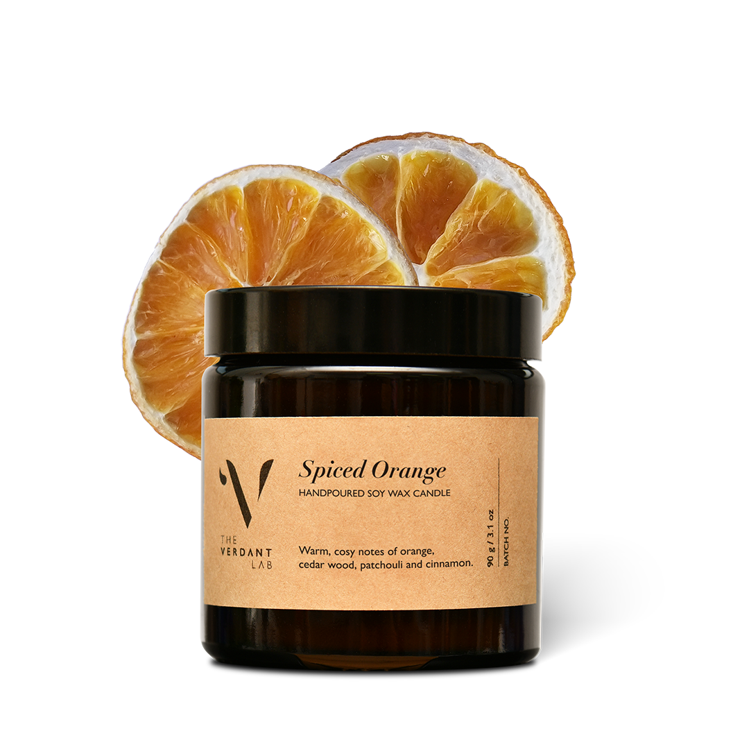 The Verdant Lab Spiced Orange Soy Wax Candle