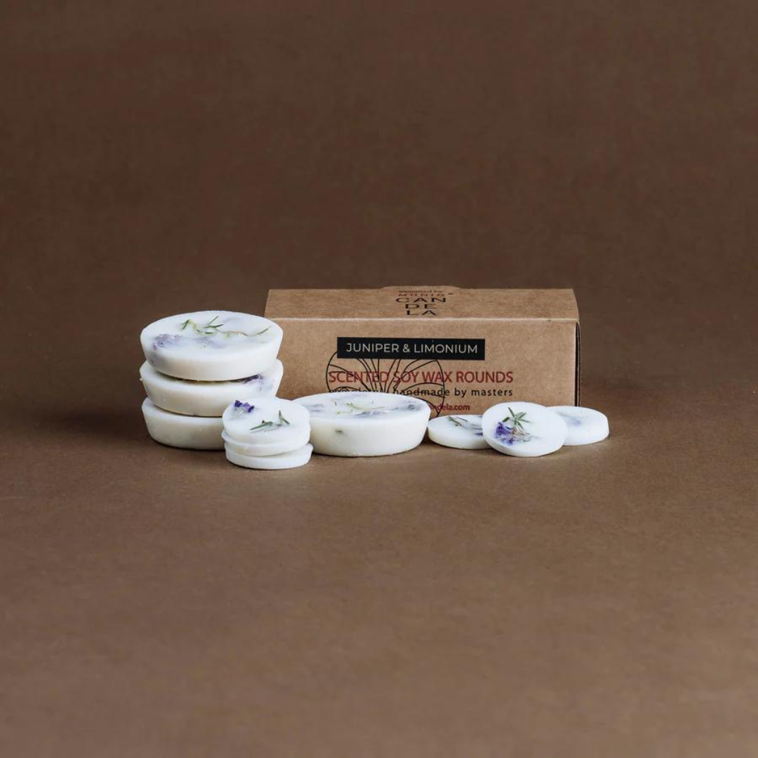 The Munio Juniper &amp; Limonium Soy Wax Rounds